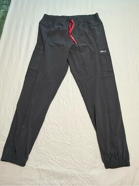 Carhartt Women’s Force Cross-Flex Jogger Scrub Pant - Gray and Pink